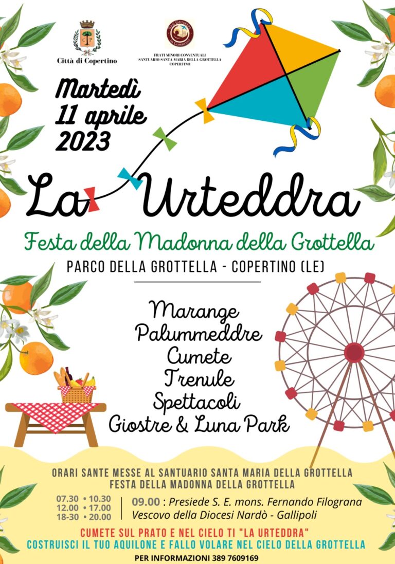 A Copertino torna  “La Urteddra”, seconda Pasquetta di tradizione copertinese