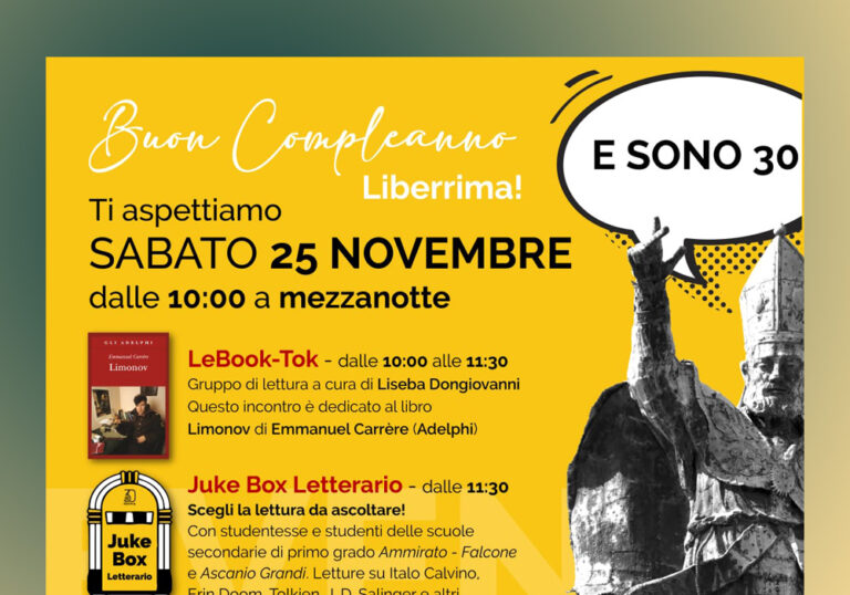 Festa per i trent’anni di Libreria