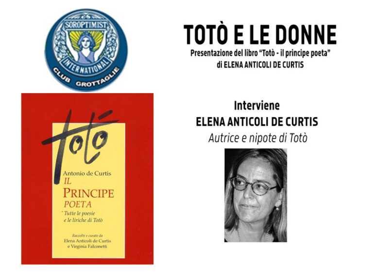 “Totò e le donne”, l’8 marzo a Grottaglie con il Soroptimist Club