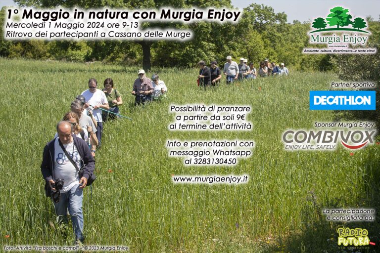 1° Maggio in natura con Murgia Enjoy