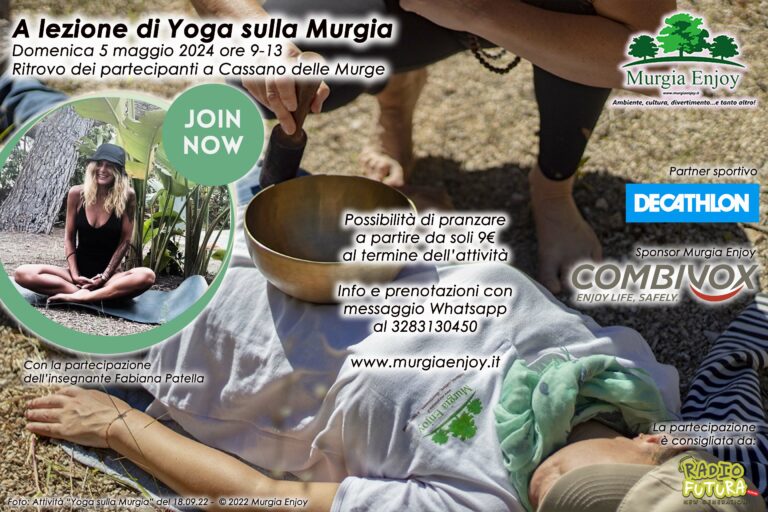 A lezione di Yoga sulla Murgia